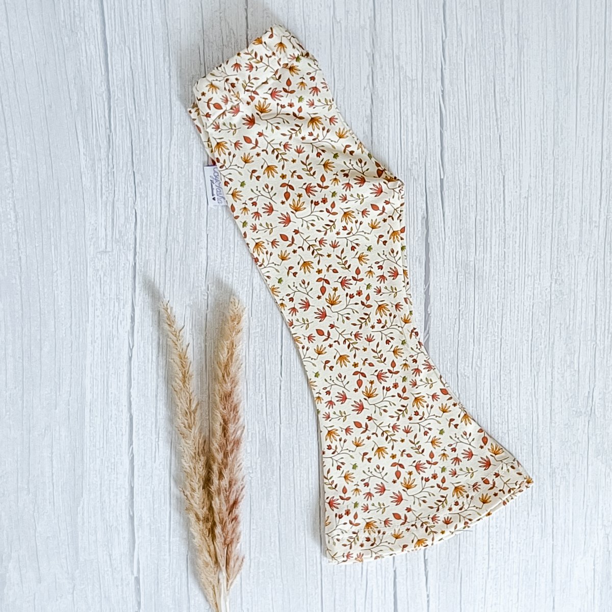 Flared pants kastanjeblad