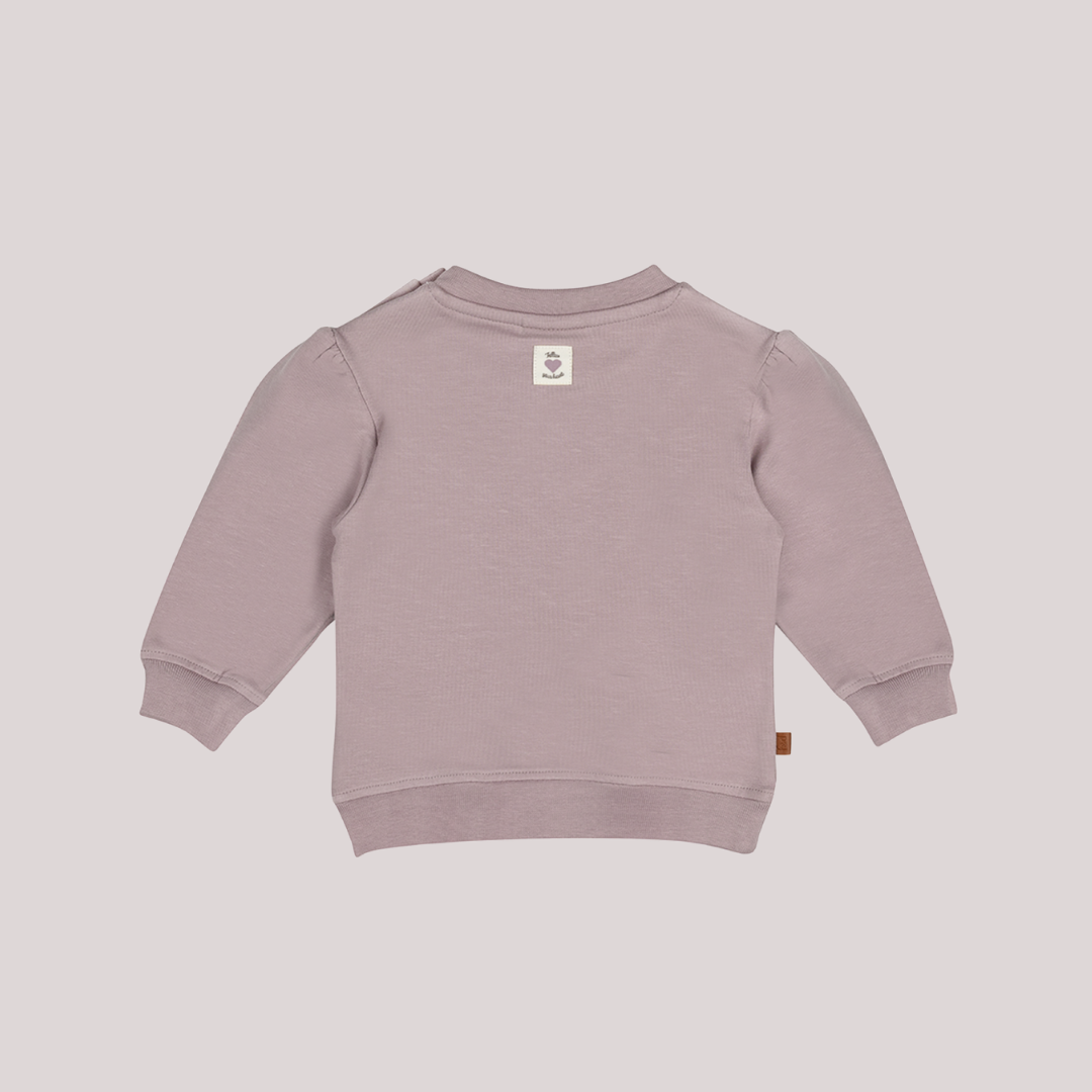 Dusty mauve trui - hart