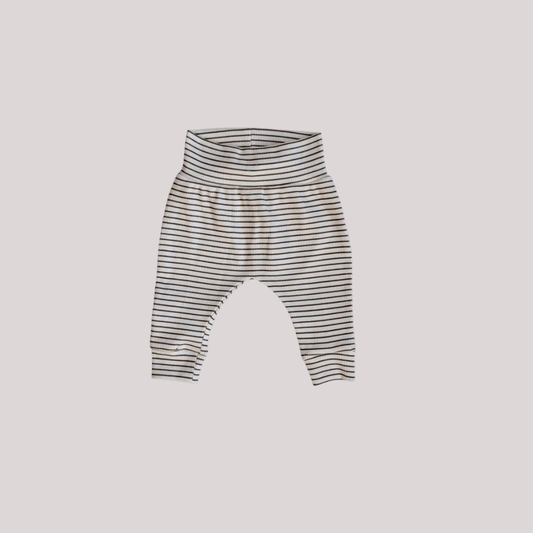 Stripe broekje taupe