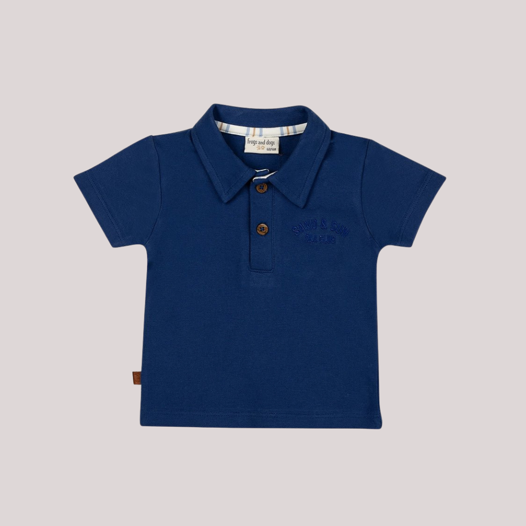 Jongens Polo Donkerblauw
