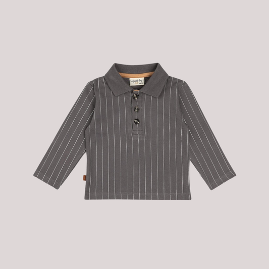 Lange mouwen polo met strepen