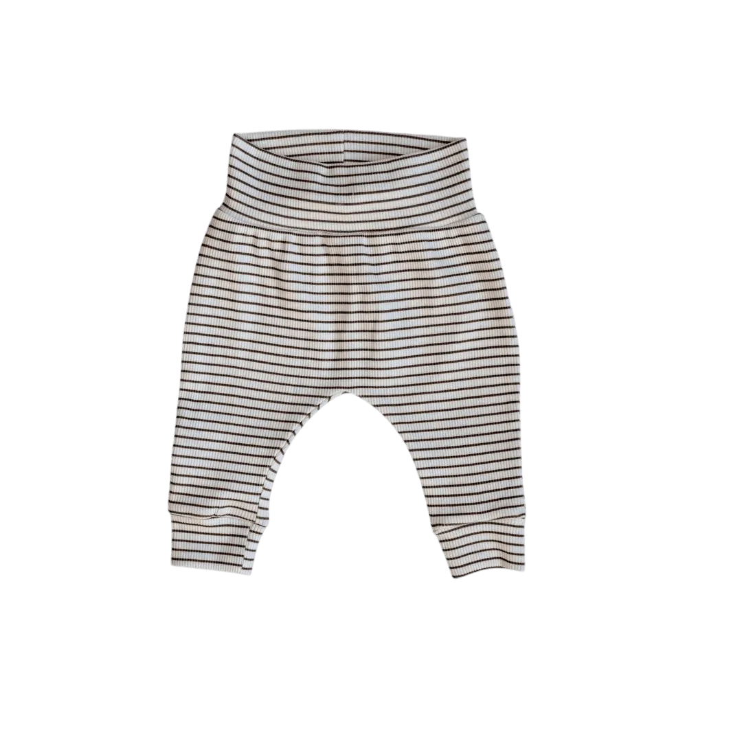 Stripe broekje taupe