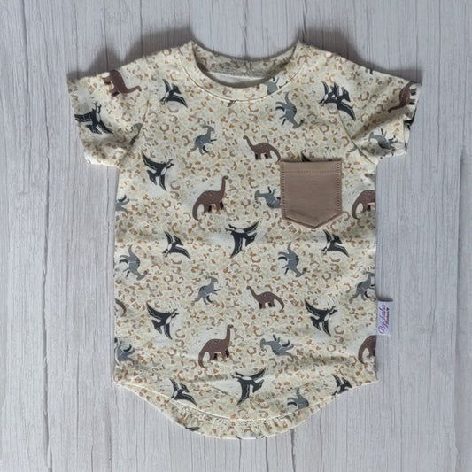 T-shirt dino zand